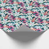 Papier Cadeau Motif tropical coloré (Coin)