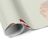 Papier Cadeau Motif Trump MAGA (Coin rond)