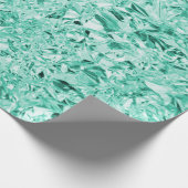 Papier Cadeau motif turquoise élégant (Coin)