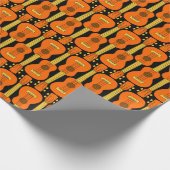 Papier Cadeau Motif Ukulele vertical (Coin)