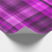 Papier Cadeau Motif unique dynamique et rose chaud et noir Madra (Coin)