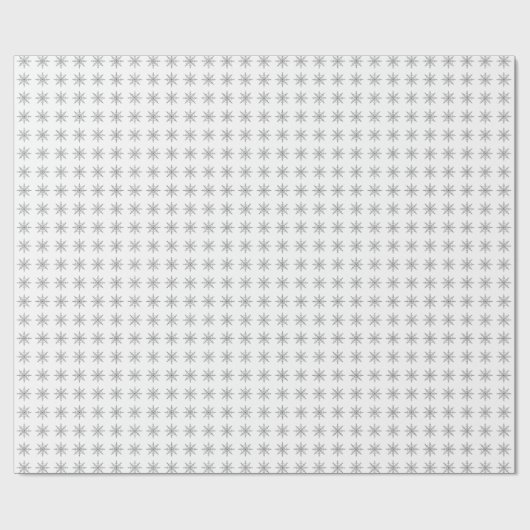 Papier Cadeau Motif unique Snowflake (Plat)