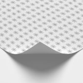 Papier Cadeau Motif unique Snowflake (Coin)