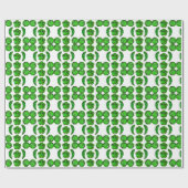 Papier Cadeau Motif vert (Plat)