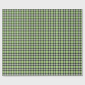 Papier Cadeau Motif vert clair et gris (Plat)