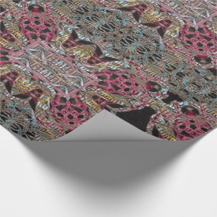 Papier Cadeau Motif victorien de vacances de Roole Funtide