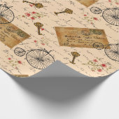 Papier Cadeau motif vintage (Coin)