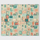 Papier Cadeau Motif vintage (Plat)