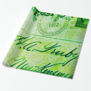 Papier Cadeau Motif vintage abstrait