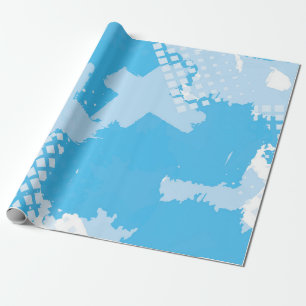Papier Cadeau motif vintage Abstrait et transparent. Colo répéti