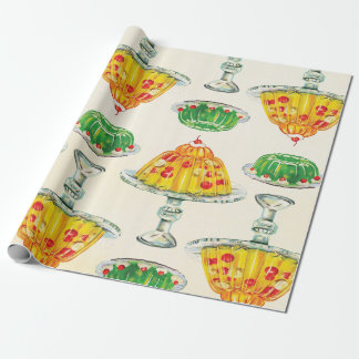 Papier Cadeau Motif Vintage de moulage Jello