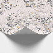 Papier Cadeau Motif vintage transparent avec effet attriti (Coin)