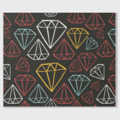 Papier Cadeau motif vintage transparent, éléments de conception (Plat)