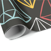 Papier Cadeau motif vintage transparent, éléments de conception (Coin rond)