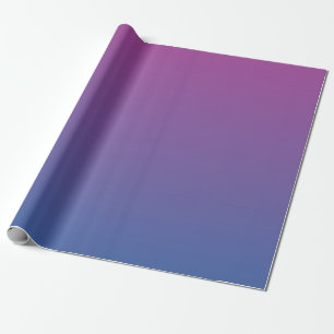 Papier Cadeau Motif violet à bleu Ombre