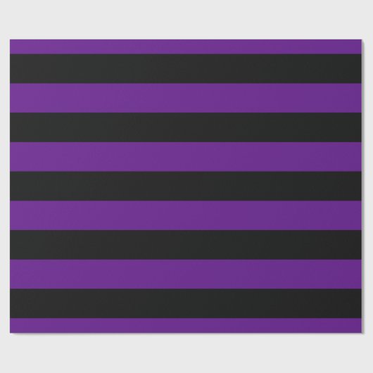 Papier Cadeau Motif violet noir X L rayures (Plat)