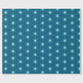 Papier Cadeau Motif Whimsical Snowflake (Plat)