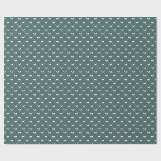 Papier Cadeau Motif Winter Fox (Plat)