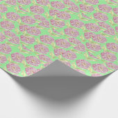 Papier Cadeau Motif Zinnia (Coin)