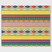 Papier Cadeau Motifs chaîne de motif transparente (Plat)