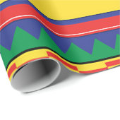 Papier Cadeau Motifs chaîne de motif transparente (Coin rond)