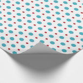 Papier Cadeau motifs colorés de cercle (Coin)