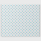 Papier Cadeau motifs colorés de cercle (Plat)