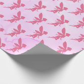 Papier Cadeau motifs de silhouette fée (Coin)