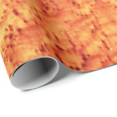 Papier Cadeau Motifs en bois de grains d'érable de l'oeil du bel (Coin rond)