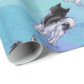 Papier Cadeau Motifs enroués (Coin rond)