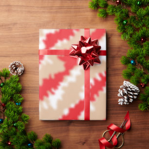 Papier Cadeau Motifs et motifs de texture rouge, orange et rose