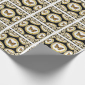 Papier Cadeau Motifs monarques papillons grand sac fourre-tout (Coin)