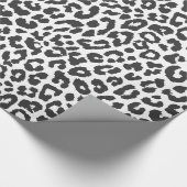 Papier Cadeau Motifs noirs et blancs de peau d'animal (Coin)
