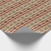 Papier Cadeau Motifs/Script/Rayes (Coin)