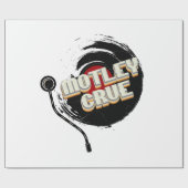 Papier Cadeau Mötley Crüe Vinyl Vintage (Plat)