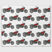 Papier Cadeau Moto (Plat)