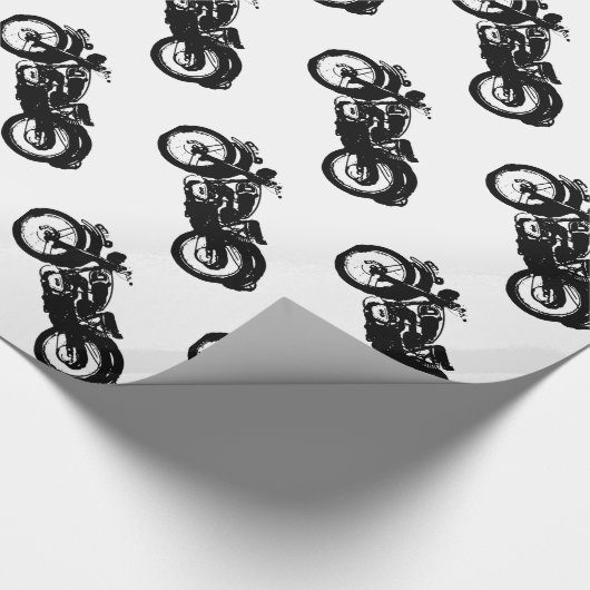 Papier Cadeau Moto (Coin)