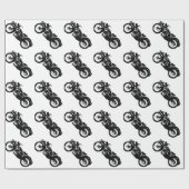 Papier Cadeau Moto (Plat)