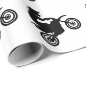Papier Cadeau Motocross (Coin rond)