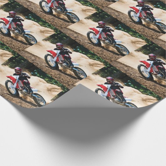Papier Cadeau Motocross (Coin)