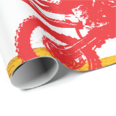 Papier Cadeau Motocross (Coin rond)