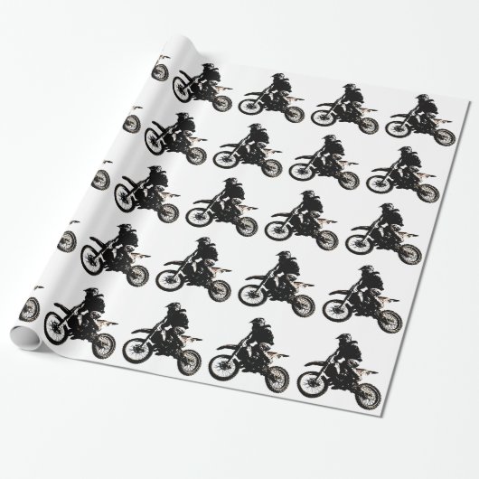 Papier Cadeau Motocross (Déroulé)