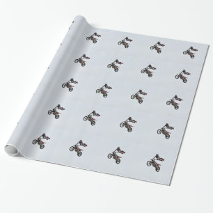 Papier Cadeau Motocross de tour