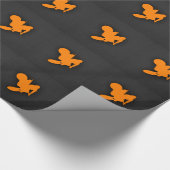 Papier Cadeau Motocross orange (Coin)