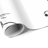 Papier Cadeau Motocross Rider (Coin rond)