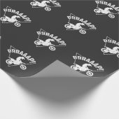 Papier Cadeau Motocross Rider de Brraap Funny Dirt (Coin)
