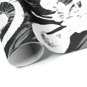 Papier Cadeau Motocross Sport Concurrentiel Motorcycle Course (Coin rond)