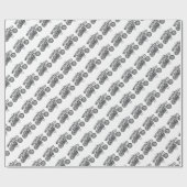 Papier Cadeau Motocycles (Plat)