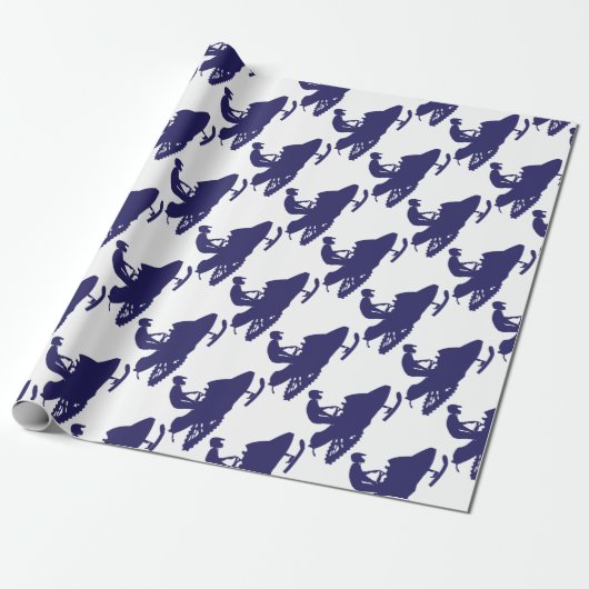 Papier Cadeau Motoneige (Déroulé)