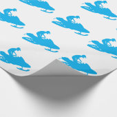 Papier Cadeau Motoneige multicolore (Coin)